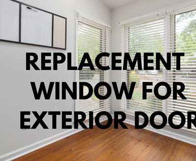 Replacement Window for Exterior Door: 6 Best Design Choices